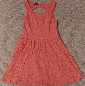 Crochet Coral Dress